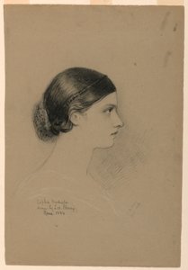 Porträtt av Sophie Huntington av Seth Wells Cheney